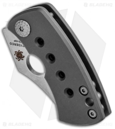 Spyderco McBee Frame Lock Knife Titanium (1.5" Stonewash) C236TIP McNees 2 Spyderco McBee Frame Lock Knife Titanium (1.5" Stonewash) C236TIP McNees - Image 2