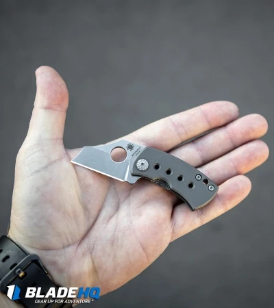 Spyderco McBee Frame Lock Knife Titanium (1.5" Stonewash) C236TIP McNees 5 Spyderco McBee Frame Lock Knife Titanium (1.5" Stonewash) C236TIP McNees - Image 5