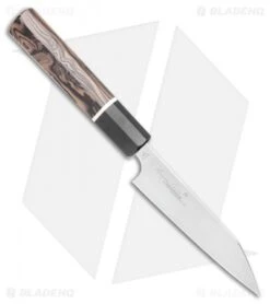 Spyderco Murray Carter Itamae - Petty Paring Knife (4.625" Satin) K15GPBNBK -Spyderco Spyderco Murray Carter Itamae Petty Paring Knife Satin K15GPBNBK BHQ 107954 jr spine