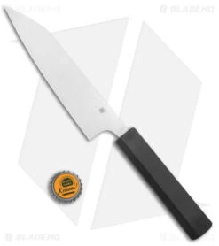Spyderco Murray Carter Minarai 6" Funayuki Utility Kitchen Knife Black K16PBK -Spyderco Spyderco Murray Carter Minarai 6in Funayuki Utilityi Kitchen Knife Black Satin BHQ 139726 jr bottlecap