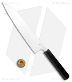 Spyderco Murray Carter Wakiita - Gyuto Chef Knife (10.125" Satin) K19GPBNBK -Spyderco Spyderco Murray Carter Wakiita Gyuto Satin K19GP BHQ 107963 jr bottlecap