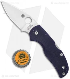 Spyderco Native 5 Knife Dark Blue G-10 (3" Satin CPM-S110V) C41GPDBL5 -Spyderco Spyderco Native 5 Dark Blue G 10 Satin C41GPDBL5 BHQ 33044 jr bottlecap