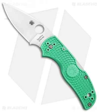 Spyderco Native 5 Exclusive M4 LW Lockback Knife Mint Green FRN (3" Satin) 1 Spyderco Native 5 Exclusive M4 LW Lockback Knife Mint Green FRN (3" Satin)