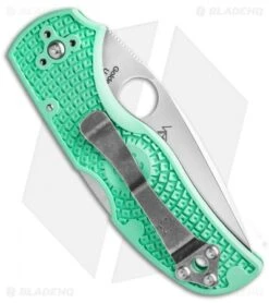 Spyderco Native 5 Exclusive M4 LW Lockback Knife Mint Green FRN (3" Satin) 8 Spyderco Native 5 Exclusive M4 LW Lockback Knife Mint Green FRN (3" Satin) -Spyderco Spyderco Native 5 Lightweight Lockback Knife Mint FRN 3in Satin C41PJGR5 BHQ 137717 td side jr
