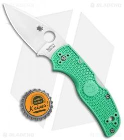 Spyderco Native 5 Exclusive M4 LW Lockback Knife Mint Green FRN (3" Satin) 9 Spyderco Native 5 Exclusive M4 LW Lockback Knife Mint Green FRN (3" Satin) -Spyderco Spyderco Native 5 Lightweight Lockback Knife Mint FRN 3in Satin C41PJGR5 BHQ 137717 td size jr