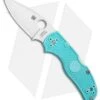 Spyderco Native 5 Lightweight Lockback Knife Teal FRN (3" Satin S90V) C41PTBL5