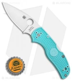 Spyderco Native 5 Lightweight Lockback Knife Teal FRN (3" Satin S90V) C41PTBL5 -Spyderco Spyderco Native 5 Lightweight Lockback Knife Teal FRN 3 Satin S90V C41PTBL5 BHQ 116977 LS Bottlecap
