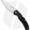 Spyderco Native Chief Lockback Knife Black G-10 (4.08" Satin) C244GP