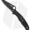 Spyderco Pacific Salt 2 Lockback Knife Black FRN (3.4" Black) C91PBBK2