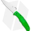 Spyderco Pacific Salt 2 Lockback Knife Green FRN (3.4" Satin LC200N) C91FPGR2