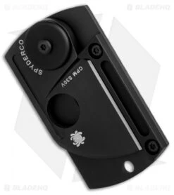 Spyderco Panchenko Dog Tag Folder Slip Joint Knife (1.22" Black) C188ALTIBBKP -Spyderco Spyderco Panchenko Dog Tag Slip Joint black BHQ 26105 er spine