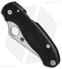 Spyderco Para 3 Compression Lock Knife Black G-10 (3" Satin Full Serr) C223GS -Spyderco Spyderco Para 3 Compression Lock Black G 10 Full Serr C223GS BHQ 67317 jr spine