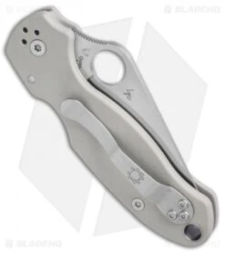 Spyderco Para 3 Sprint Run Knife Gray G-10 (3" Satin Cru-Wear) C223GPGYCW 5 Spyderco Para 3 Sprint Run Knife Gray G-10 (3" Satin Cru-Wear) C223GPGYCW -Spyderco Spyderco Para 3 Sprint Run gray G10 satin CRU Wear BHQ 71266 er sidew
