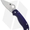Spyderco Para 3 Compression Lock Knife Dark Blue G-10 (3" Satin S110V) C223GPDBL