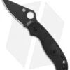 Spyderco Para 3 Lightweight Compression Lock Folding Knife Black LW (3" Black)