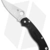 Spyderco Paramilitary 2 Knife Black Aluminum Waves (3.4" Satin BD1N) C81ALPBK2
