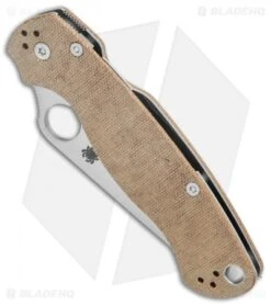 Best Seller -Spyderco Spyderco Paramilitary 2 Brown Micarta Cru Wear C81MPCW2 BHQ 121028 jr spine