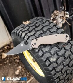 Spyderco Paramilitary 2 Knife Brown G-10 (3.4" Black S35VN) C81GPBNBK2 -Spyderco Spyderco Paramilitary 2 Knife Brown G 10 Black S35VN C81GPBNBK2 BHQ 92723 kp tire web