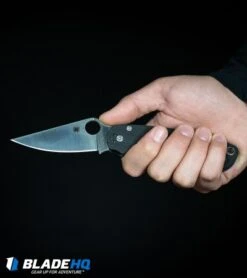 Spyderco Paramilitary 2 Knife Digi Camo (3.4" Black S45VN) C81GPCMOBK2 -Spyderco Spyderco Paramilitary 2 Knife G 10 Satin S30V C81GP2 BHQ 7920 kp in hand web 2