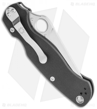 Spyderco Paramilitary 2 Exclusive Tanto Compression Lock Knife G-10 (3.4" Satin) 3 Spyderco Paramilitary 2 Exclusive Tanto Compression Lock Knife G-10 (3.4" Satin) - Image 3