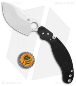 Spyderco Parata Stop Lock Knife Black G-10 (3.5" Satin) C231GP -Spyderco Spyderco Parata Stop Lock Black G 10 Satin C231GP BHQ 78708 jr bottlecap 2