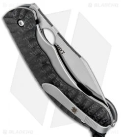 Spyderco Perrin PPT Sprint Run Knife Carbon Fiber (3.16" Satin) C135CFP 6 Spyderco Perrin PPT Sprint Run Knife Carbon Fiber (3.16" Satin) C135CFP -Spyderco Spyderco Perrin PPT Sprint Run CF Satin C135CFP BHQ 78699 jr side