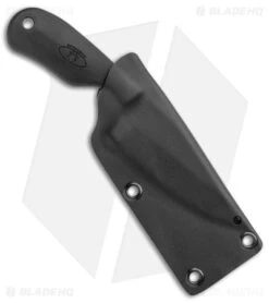 Spyderco Perrin Subway Bowie Fixed Blade Knife FRN (2.5" Black) -Spyderco Spyderco Perrin Subway Bowie Fixed Blade FRN Black BHQ 145713 jr sheath