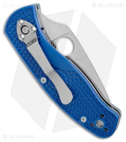 Spyderco Persistence Lightweight Liner Lock Knife Blue FRN (2.75" Satin S35VN) -Spyderco Spyderco Persistence Lightweight LL Blue FRN Satin BHQ 145699 jr side