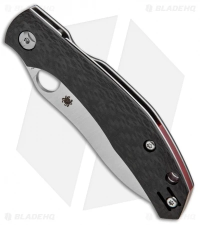 Spyderco Phillips Kapara Compression Lock Knife Carbon Fiber (3.5" Satin) 2 Spyderco Phillips Kapara Compression Lock Knife Carbon Fiber (3.5" Satin) - Image 2
