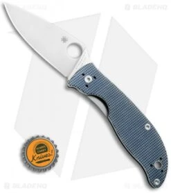 Spyderco Polestar Liner Lock Knife Gray G-10 (3.3" Satin) C220GPGY -Spyderco Spyderco Polestar LL Gray G 10 C220GPGY BHQ 50832 jr bottlecap 2