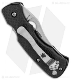 Spyderco Reinhold Rhino Compression Lock Knife CF/G-10 (2.3" Satin) C210CFP -Spyderco Spyderco Reinhold Rhino Compression Lock CF G 10 C210CFP BHQ 36439 jr side