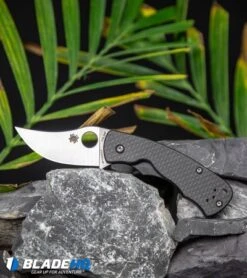 Spyderco Reinhold Rhino Compression Lock Knife CF/G-10 (2.3" Satin) C210CFP -Spyderco Spyderco Reinhold Rhino Compression Lock Knife CF G 10 Satin C210CFP BHQ 36439 kp rocks palms web