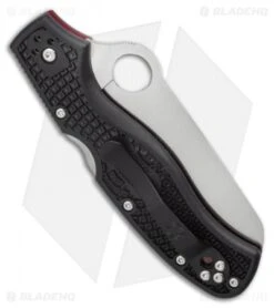 Spyderco Rescue 3 Thin Red Line Knife Black FRN (3.6" Serr Satin) C14FSBKRD3 5 Spyderco Rescue 3 Thin Red Line Knife Black FRN (3.6" Serr Satin) C14FSBKRD3 -Spyderco Spyderco Rescue 3 Thin Red Line Knife Black FRN 3.6 Serr Satin C14FSBKRD3 BHQ 125864 LS Side