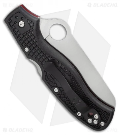 Spyderco Rescue 3 Thin Red Line Knife Black FRN (3.6" Serr Satin) C14FSBKRD3 3 Spyderco Rescue 3 Thin Red Line Knife Black FRN (3.6" Serr Satin) C14FSBKRD3 - Image 3