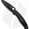 Spyderco Resilience Lightweight Liner Lock Knife Blackout (4.3" Black) C142PBBK