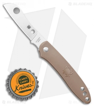 Spyderco Roadie Slip Joint Knife Brown FRN (2.1" Satin) C189PBN 4 Spyderco Roadie Slip Joint Knife Brown FRN (2.1" Satin) C189PBN - Image 4