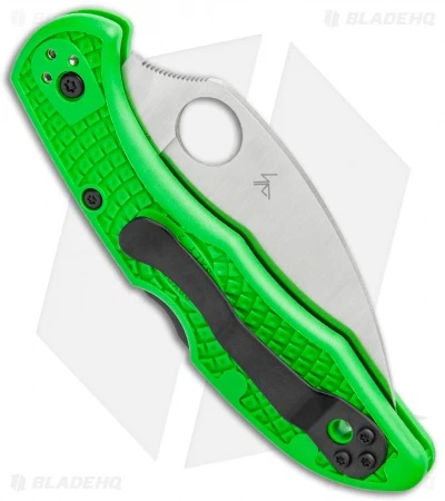 Spyderco Salt 2 Wharncliffe Knife Green FRN (3" Satin) C88FPWCGR2 3 Spyderco Salt 2 Wharncliffe Knife Green FRN (3" Satin) C88FPWCGR2 - Image 3
