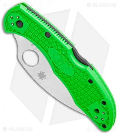 Spyderco Salt 2 Wharncliffe Knife Green FRN (3" Satin) C88FPWCGR2 2 Spyderco Salt 2 Wharncliffe Knife Green FRN (3" Satin) C88FPWCGR2 - Image 2