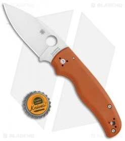 Spyderco Shaman Compression Lock Knife Orange G-10 (3.6" Satin REX 45) Sprint 7 Spyderco Shaman Compression Lock Knife Orange G-10 (3.6" Satin REX 45) Sprint -Spyderco Spyderco Shaman Compression Lock Orange G 10 Satin C229GPBORE BHQ 106190 jr bottlecap