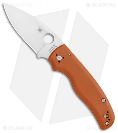 Spyderco Shaman Compression Lock Knife Orange G-10 (3.6" Satin REX 45) Sprint 1 Spyderco Shaman Compression Lock Knife Orange G-10 (3.6" Satin REX 45) Sprint