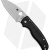 Spyderco Shaman Compression Lock Knife Black G-10 (3.6" Stonewash) C229GP