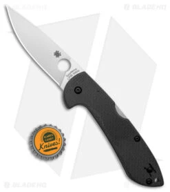 Spyderco Siren Lockback Knife Sprint Run Carbon Fiber (3.6" Satin S90V) C247CFP -Spyderco Spyderco Siren LB Knife Sprint Run CF Satin BHQ 175391 jr bottlecap