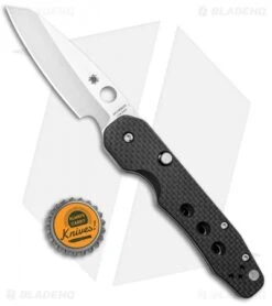 Spyderco Smock Compression Lock Knife Carbon Fiber (3.3" Satin) 7 Spyderco Smock Compression Lock Knife Carbon Fiber (3.3" Satin) -Spyderco Spyderco Smock Compresstion Lock CF Satin C240CFP BHQ 81450 jr bottlecap