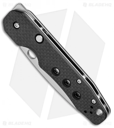 Spyderco Smock Compression Lock Knife Carbon Fiber (3.3" Satin) 2 Spyderco Smock Compression Lock Knife Carbon Fiber (3.3" Satin) - Image 2