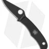 Spyderco Bug Black SS Mini Folding Keychain Knife (1.3" Black) C133BKP