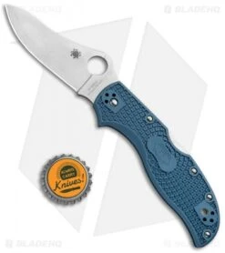 Spyderco Stretch 2 LW Sprint Run Knife Blue FRN (3.4" Satin V-Toku2) C90FPBLE2 -Spyderco Spyderco Stretch 2 LW Sprint Run Blue FRN Satin V Toku2 C90FPBLE2 BHQ 78698 jr bottlecap