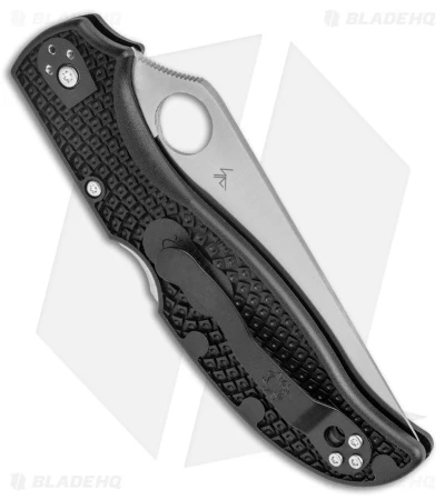 Spyderco Stretch 2 XL Lockback Knife Black FRN (4" Satin Serr) C258PSBK 3 Spyderco Stretch 2 XL Lockback Knife Black FRN (4" Satin Serr) C258PSBK - Image 3
