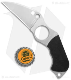 Spyderco Swick 6 Fixed Blade Knife G-10 (1.9" SW LC200N) FB14P6 -Spyderco Spyderco Swick 6 Fixed Blade G 10 Satin BHQ 112426 jr bottlecap