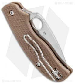 Spyderco Urban Lightweight Sprint Run Knife Brown FRN (2.56 Satin) C127PBN -Spyderco Spyderco Urban Lightweight Sprint Run Brown FRN Satin C127PBN BHQ 97442 jr side