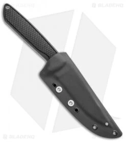 Spyderco WaterWay Fixed Blade Knife Black G-10 (4.4" Satin) FB43GPZ -Spyderco Spyderco WaterWay Fixed Black G 10 FB43GP BHQ 78714 jr sheath